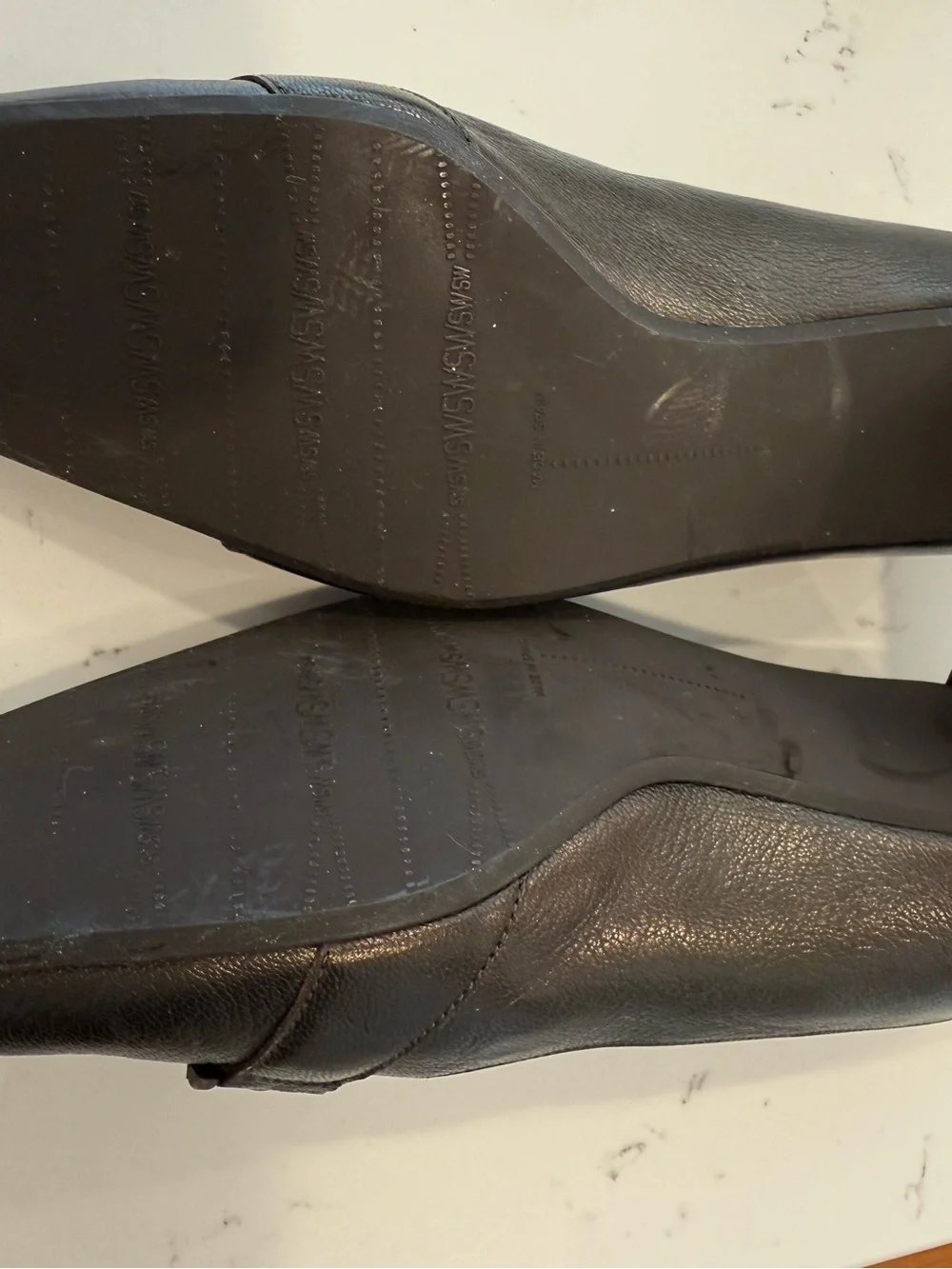 Vintage Stuart Weitzman Brown Leather Horsebit Block Heel Pumps Size 9B Spain